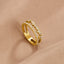 18K Gouden Mia Kristallen Ring