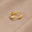 18K Gouden Wave Ring