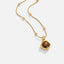Amber Stone Hanger Ketting