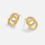 Aurea Entwined Ronde Oorbellen