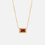 Baguette Geboortesteen Ketting