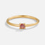 Geboortesteen 18K Gouden Ring