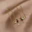 Kristallen Hummingbird Tassel Oorbellen