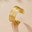 Gouden Leona Brede Cuff Armband