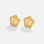 Gouden Clover Oorbellen