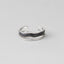 Gelaagde Black Sahara Zilveren Ring