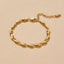 Gelaagde Gouden Wave Armband