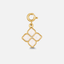 Lucky Kristallen Clover Leaf Charm