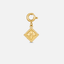Lucky Gouden Clover Leaf Charm
