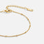 Mira Beaded Gouden Enkelband