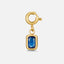Blauwe Mystic Kristallen Charm