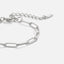 Paperclip Zilveren Armband