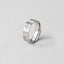 Zilveren Kristallen Clover Band Ring