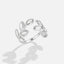 Zilveren Leaf Ring