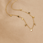 Tara Gouden Square Droplet Ketting
