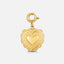 Vintage Gouden Hart Charm