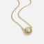 Vintage Ronde Amazoniet Ketting