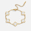 Witte Klavertjes Armband