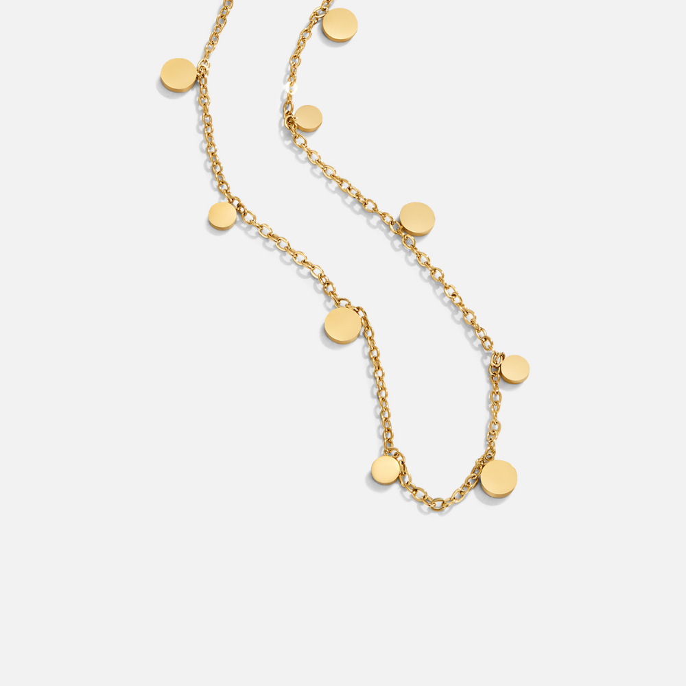 Agatha Gouden Droplet Ketting