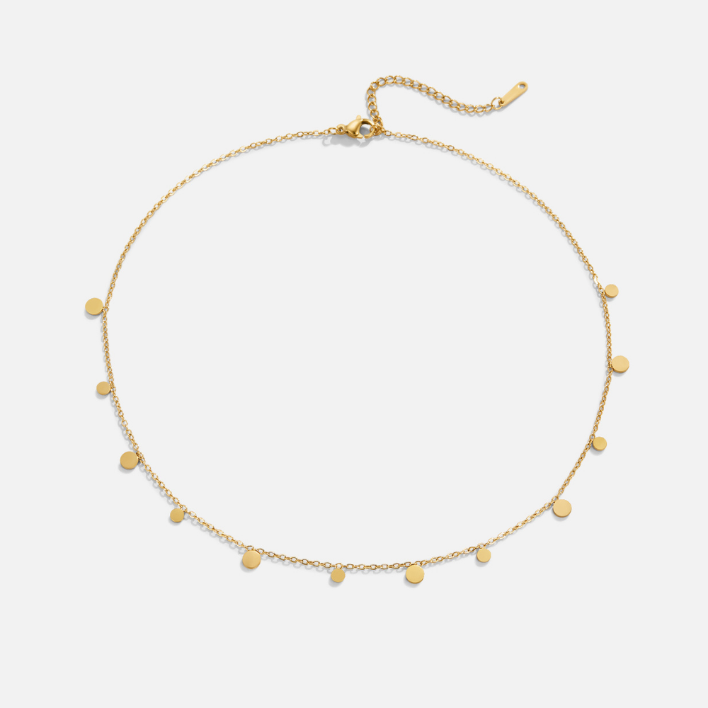 Agatha Gouden Droplet Ketting