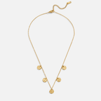 Elodie Hammered Coin Ketting