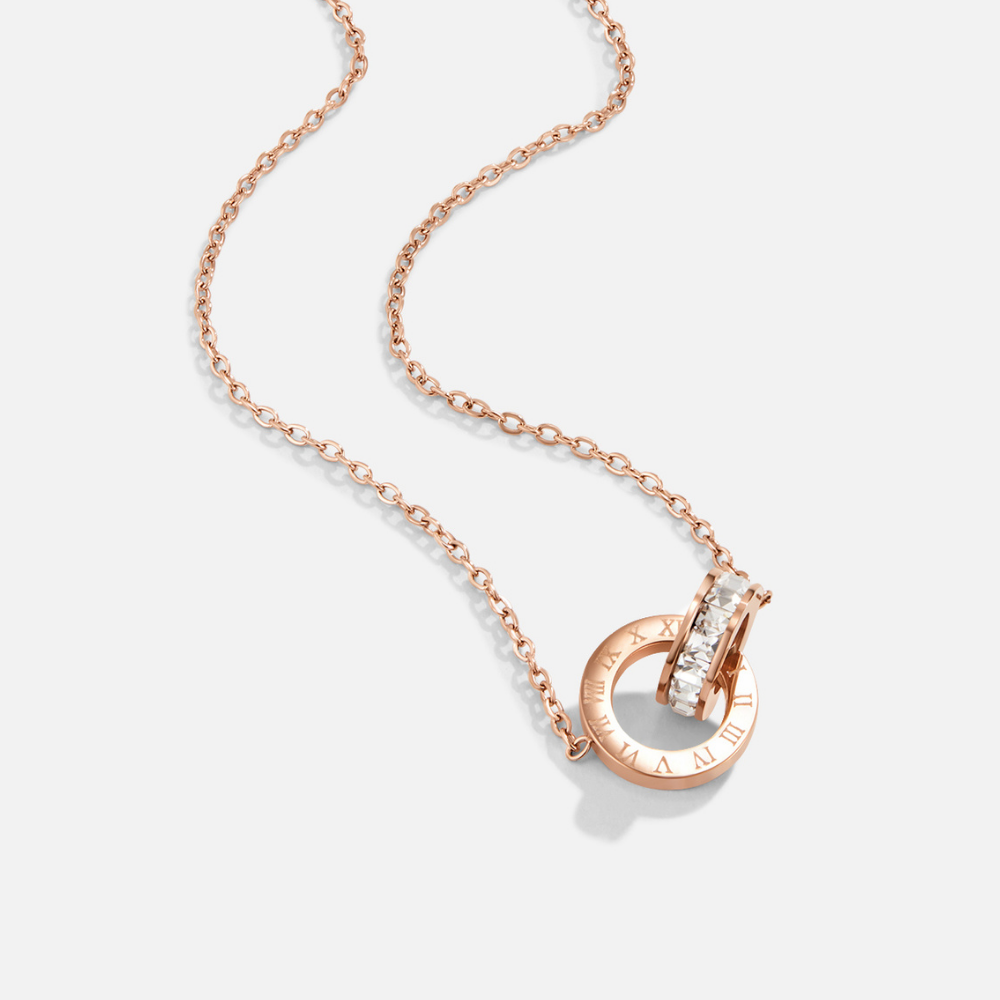 Rosé Gouden Infinity Ketting Hoofdafbeelding