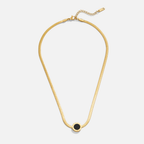 Azalea Zwarte Hanger Ketting