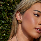 18K Gouden Spiral Oorbellen