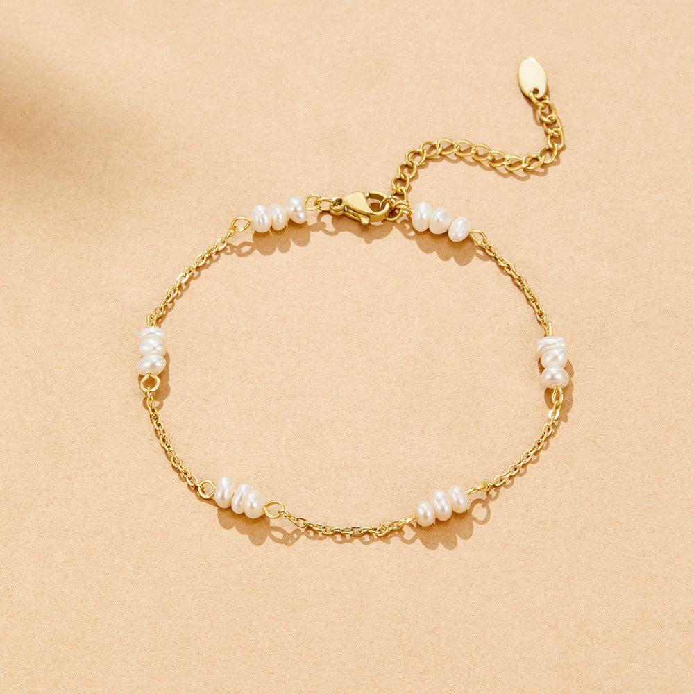 Alena Parel Anklet Secundaire afbeelding