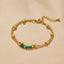 Alfa Green Malachite Bead Armband
