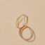 Ayla Three Toned Gelaagde Ring