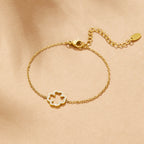 Kristallen Klavertje Armband