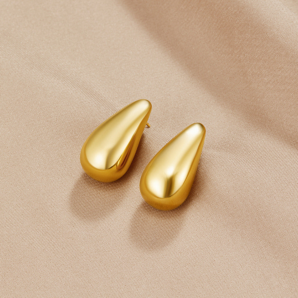 Dakota Gouden Teardrop Oorbellen Hoofdafbeelding