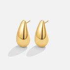 Dakota Gouden Teardrop Oorbellen