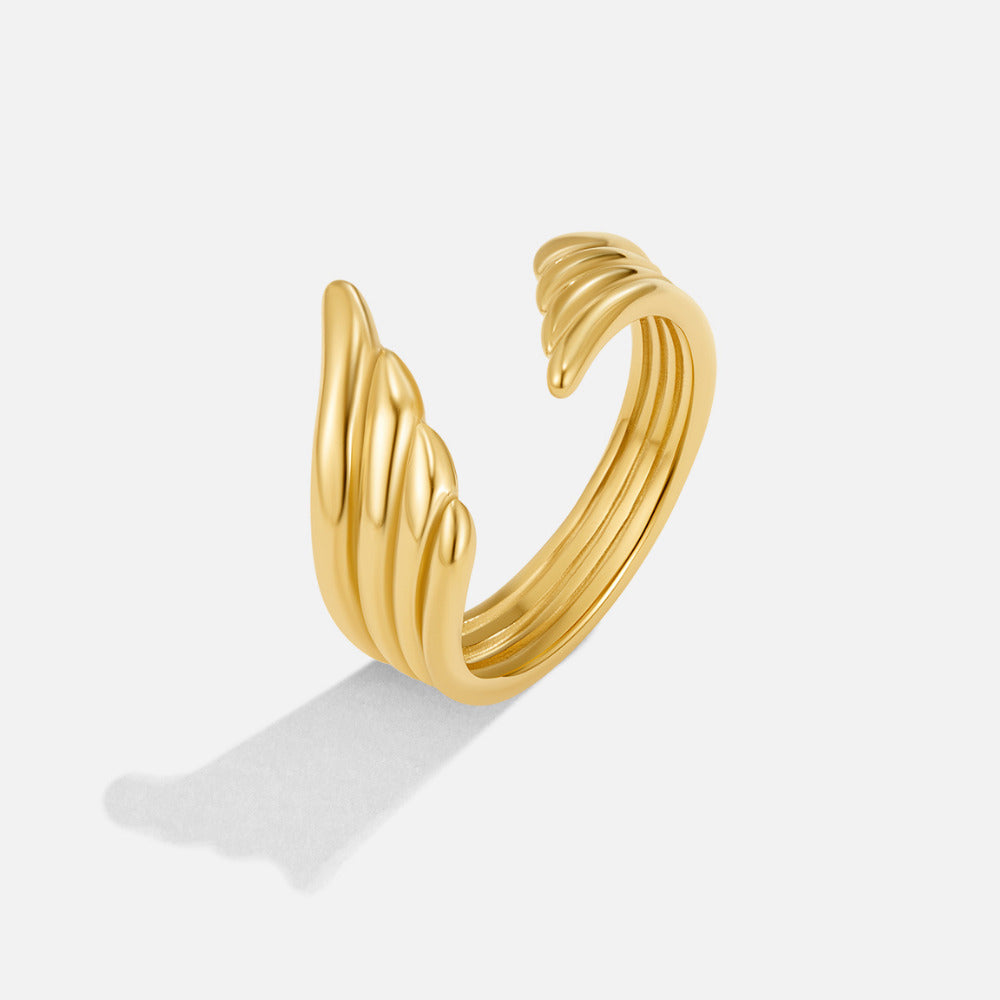 Gouden Angel Wing Wikkel Ring