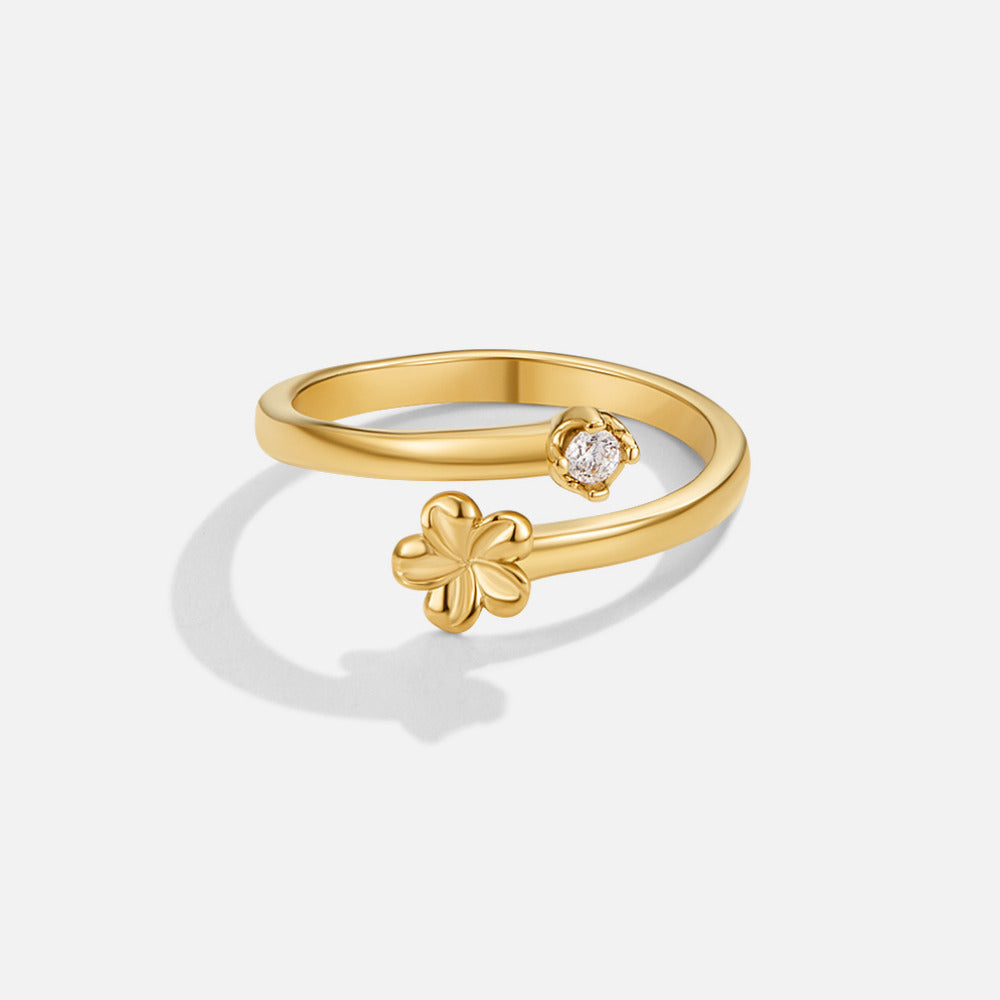 Gouden Bloom Petal Ring