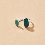 Green Willow Zilveren Wikkel Ring