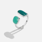 Green Willow Zilveren Wikkel Ring
