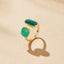 Gouden Green Willow Wikkel Ring