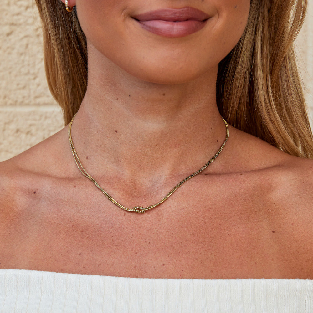 Geknoopte Gouden Ketting