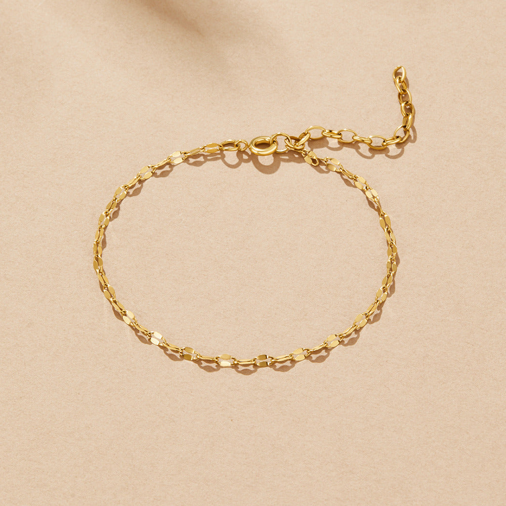 Leila Gouden Ketting Armband