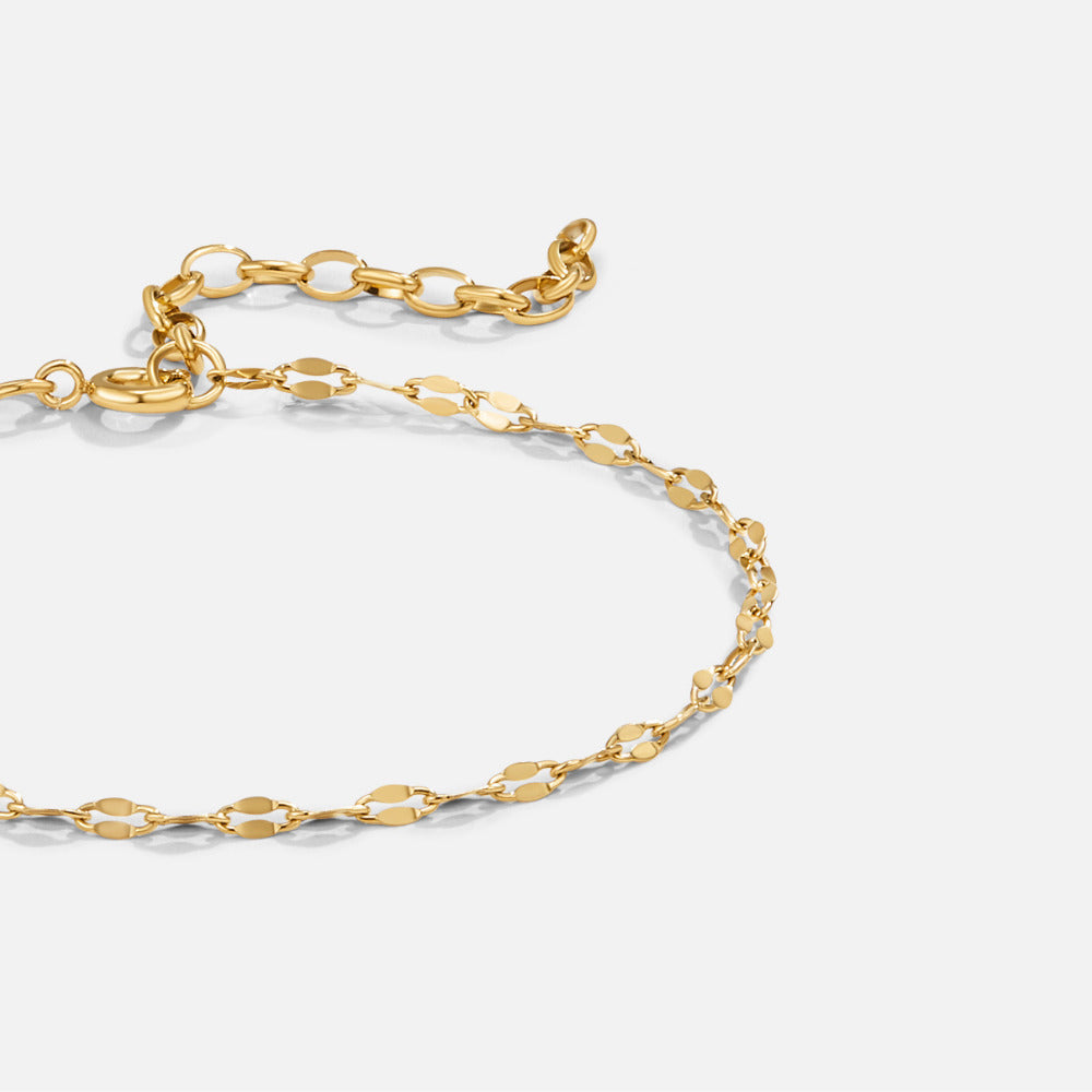 Leila Gouden Ketting Armband