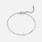 Leila Zilveren Ketting Armband