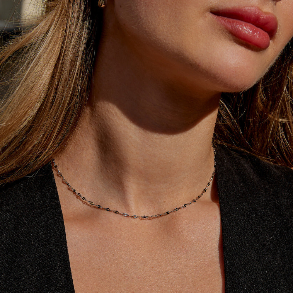 Leila Zilveren Ketting