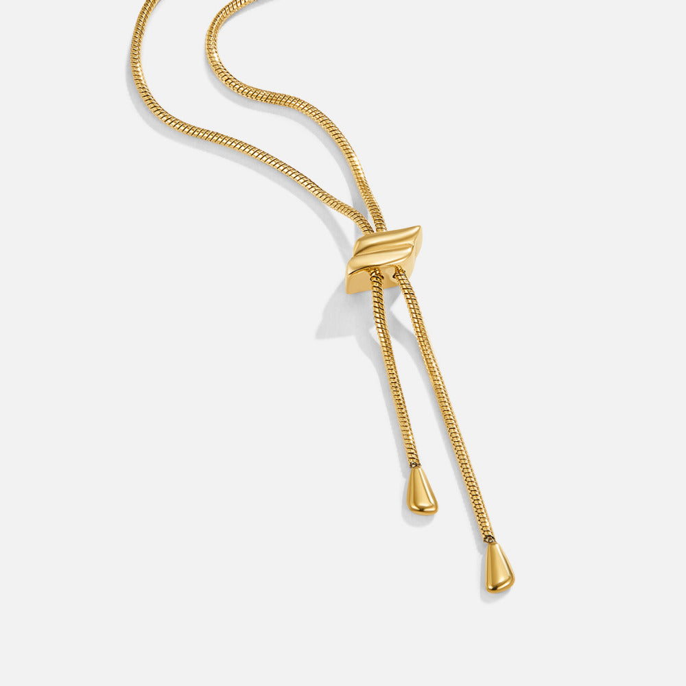 Lola 18K Gouden Lariat Ketting