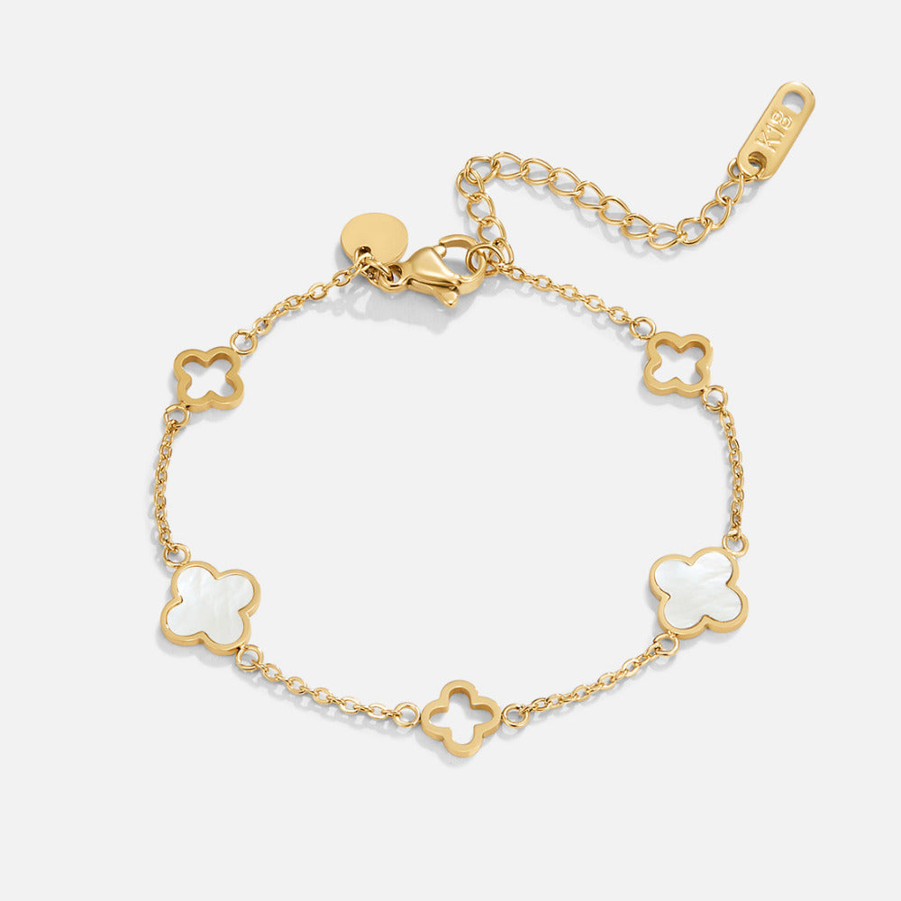Lucia Klavertjes Armband