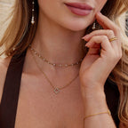 Luxe Kristallen Clover Ketting