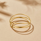 Gouden Sabrina Gelaagde Armband