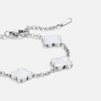 Zilveren Clover Armband