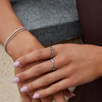 Zilveren Yulah Ketting Ring